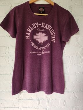 Harley-Davidson Women's Plum Graphic Tee